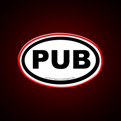 Pub Location Man Cave Bar Led Neon Sign Rgb Color