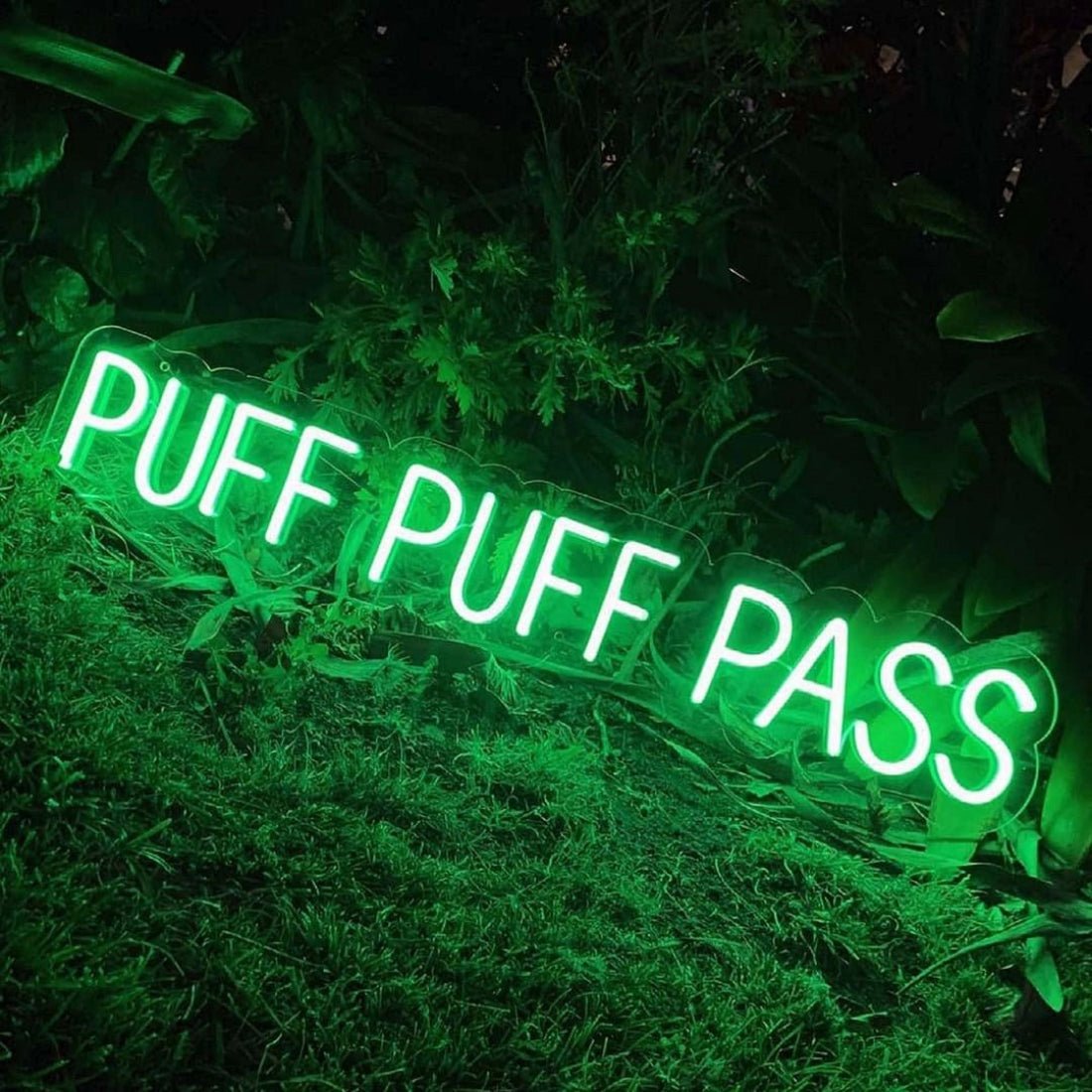 Puff Puff Pass Led Sign Business Neon Sign - Shineneon