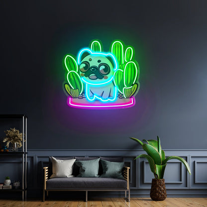 Pug Desert Led Neon Sign Light Custom Led Signs - Shineneon