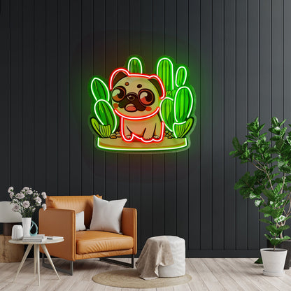Pug Desert Led Neon Sign Light Custom Led Signs - Shineneon