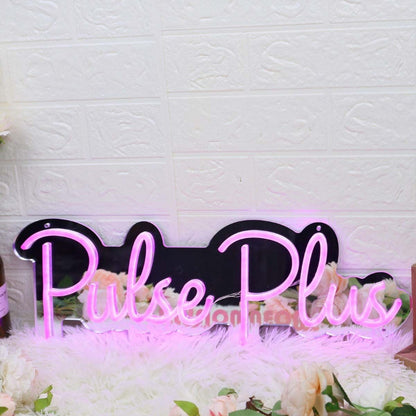 Pulse Plus Pink Led Neon Sign - Shineneon