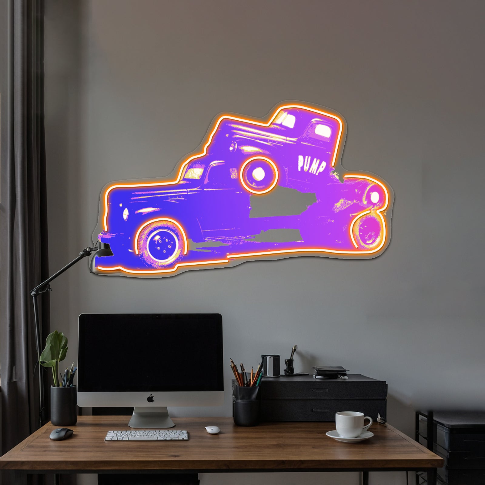 Pump Pop Artwork Led Signs For Room | Shineneon