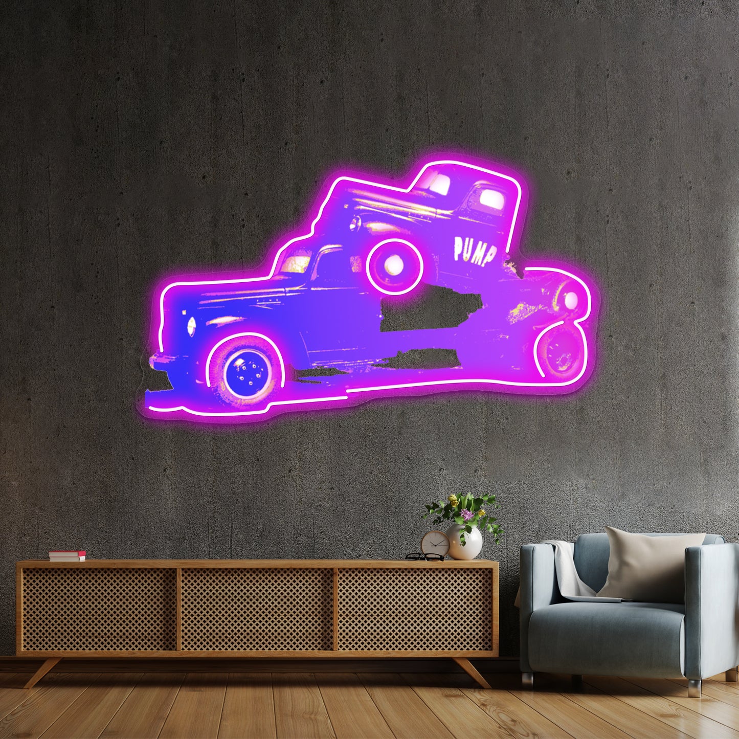 Pump Pop Artwork Led Signs For Room