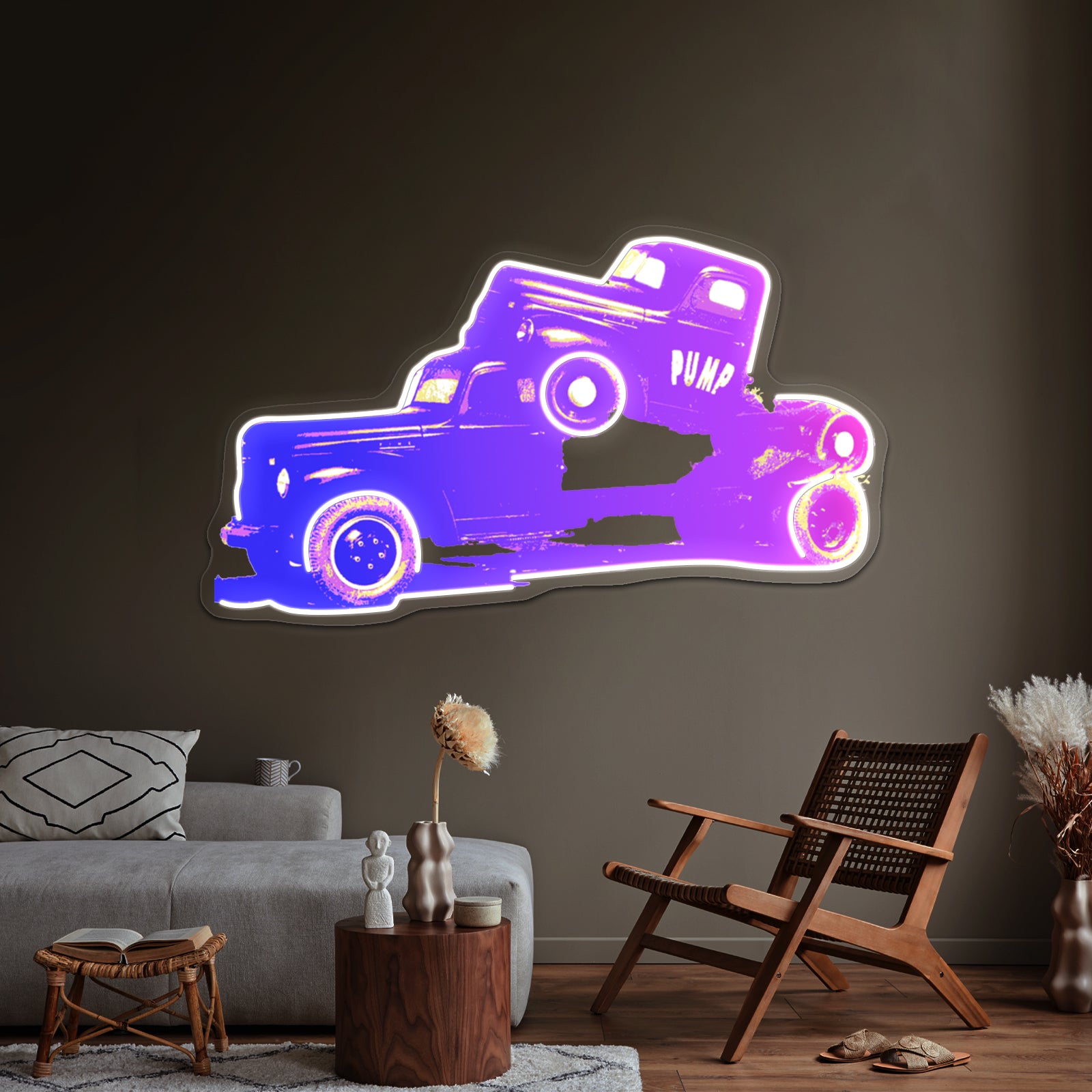 Pump Pop Artwork Led Signs For Room | Shineneon