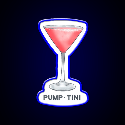 Pump Tini Cocktail Bar Decor Led Neon Sign Rgb Color - Shineneon