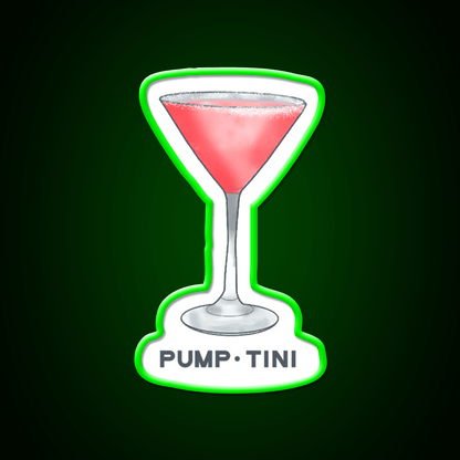 Pump Tini Cocktail Bar Decor Led Neon Sign Rgb Color - Shineneon