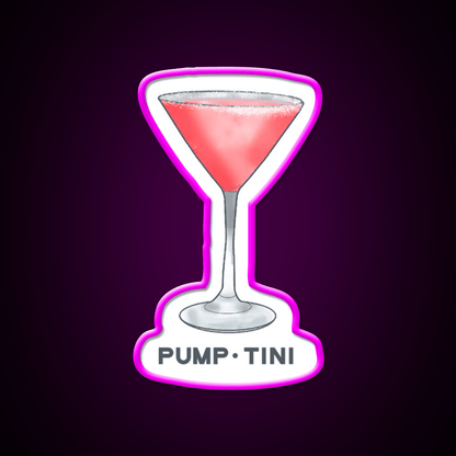 Pump Tini Cocktail Bar Decor Led Neon Sign Rgb Color - Shineneon