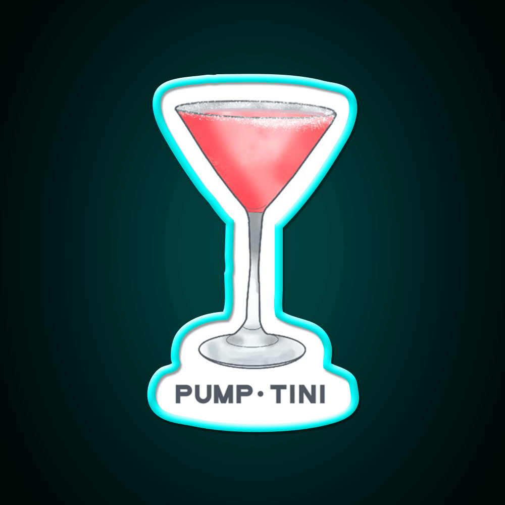 Pump Tini Cocktail Bar Decor Led Neon Sign Rgb Color - Shineneon