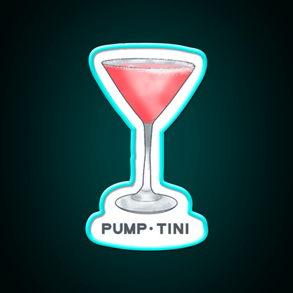 Pump Tini Cocktail Bar Decor Led Neon Sign Rgb Color - Shineneon