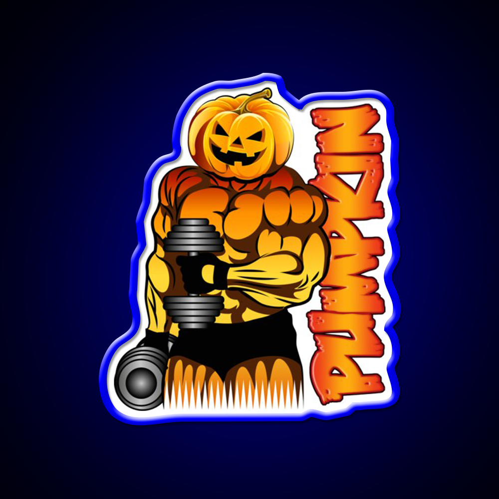 Pumpkin B Gym Fitness Led Neon Sign Rgb Color