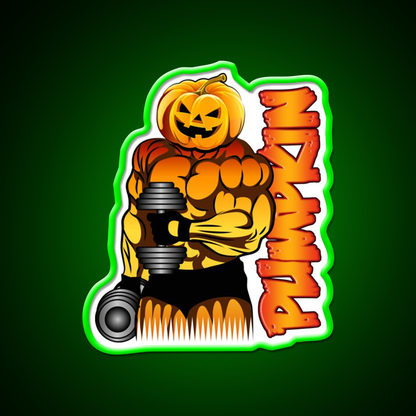 Pumpkin B Gym Fitness Led Neon Sign Rgb Color