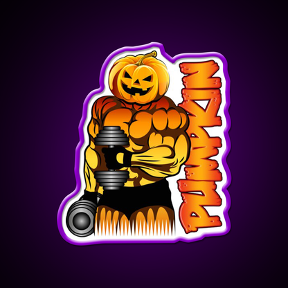 Pumpkin B Gym Fitness Led Neon Sign Rgb Color