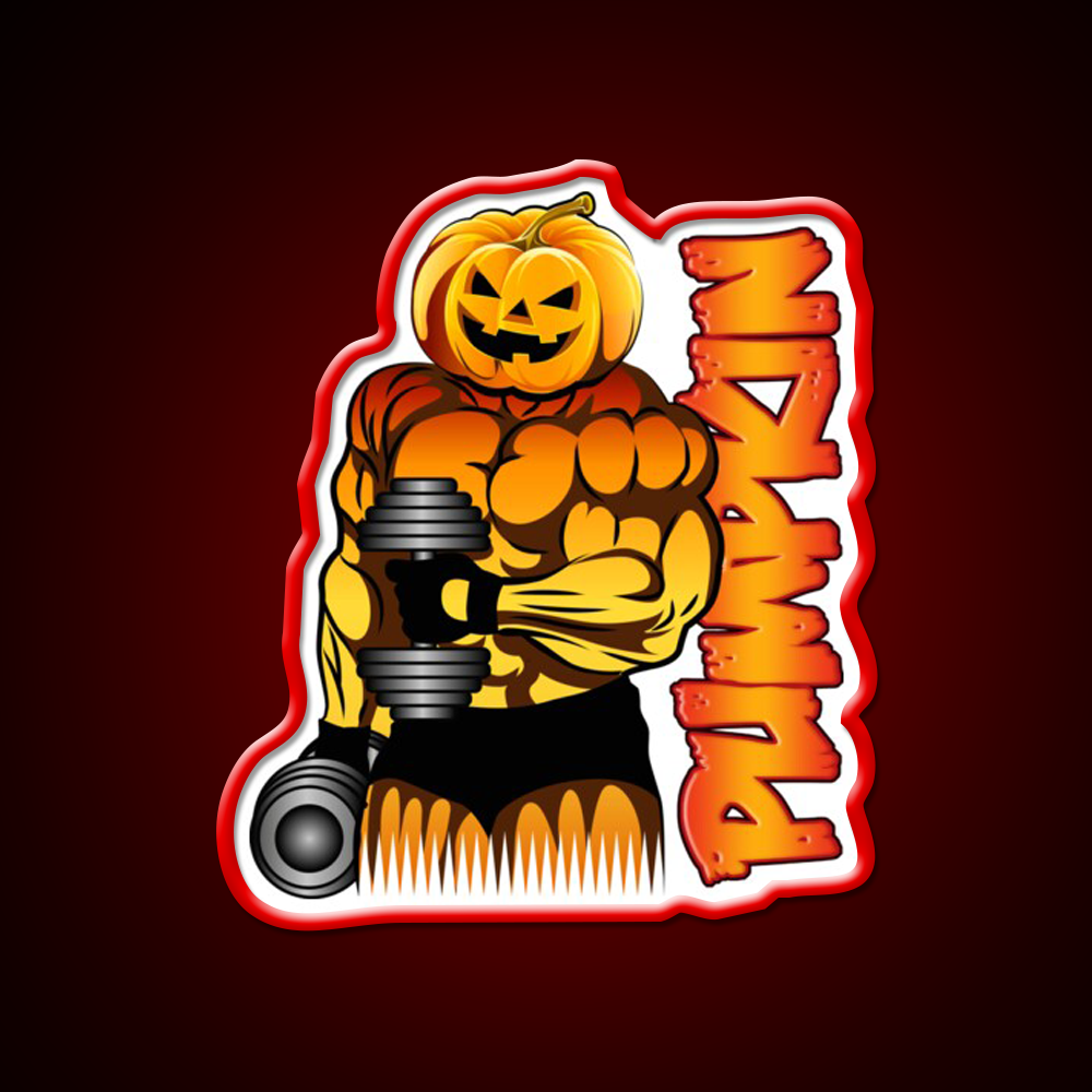 Pumpkin B Gym Fitness Led Neon Sign Rgb Color