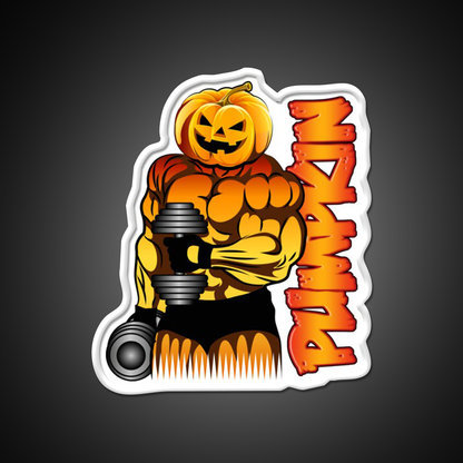 Pumpkin B Gym Fitness Led Neon Sign Rgb Color