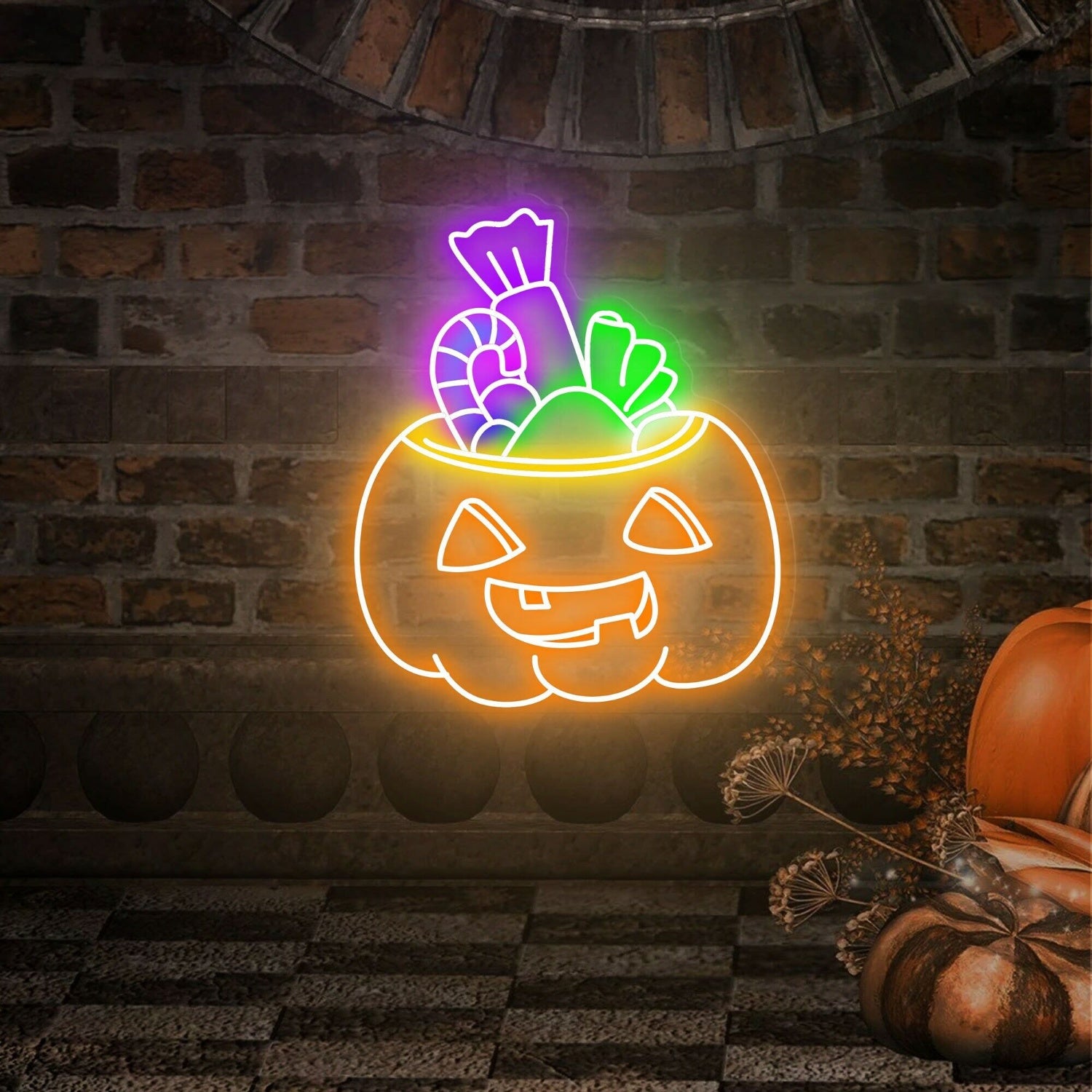 Pumpkin Candy Led Neon Sign P | Shineneon