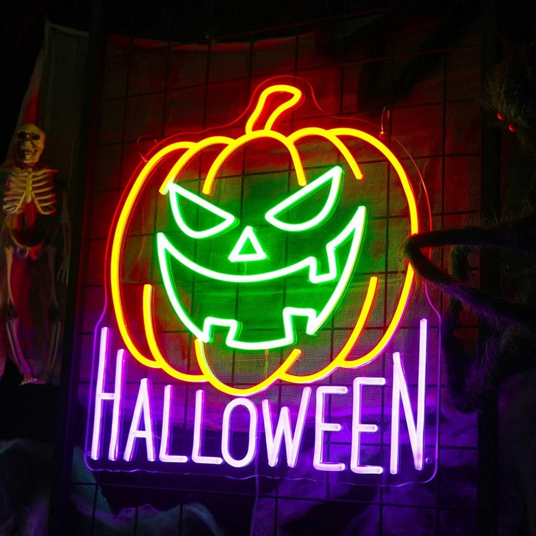Pumpkin Halloween Led Sign Business Neon Sign