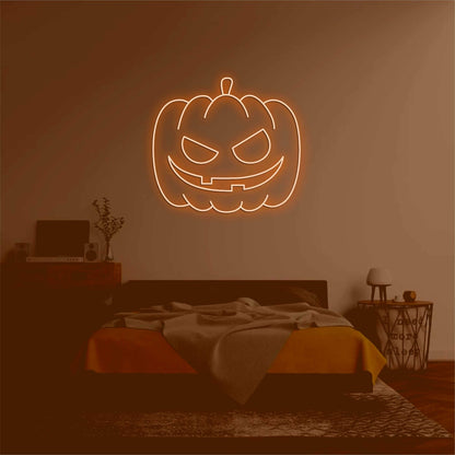 Pumpkin Head Neon Sign | Shineneon