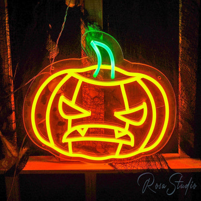 Pumpkin Neon Sign Halloween Decor | Shineneon