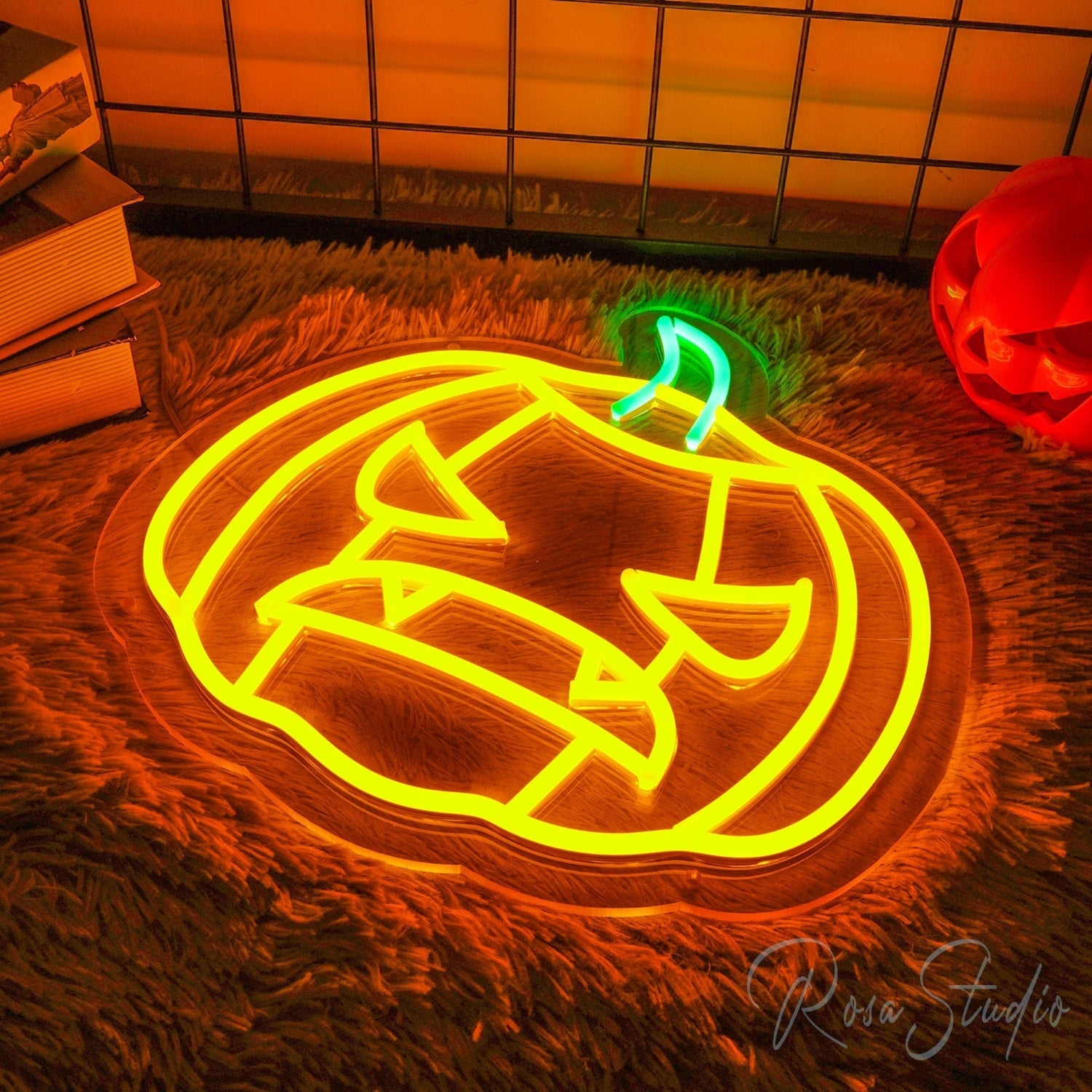 Pumpkin Neon Sign Halloween Decor | Shineneon