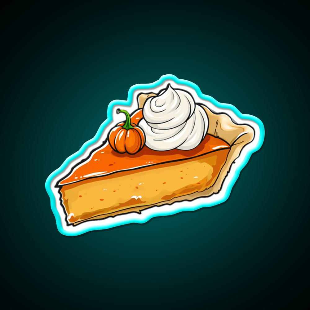 Pumpkin Pie Snack Food Led Neon Sign Rgb Color - Shineneon
