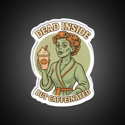 Pumpkin Spice Zombie Cafe Led Neon Sign Espresso Bar Art Rgb Color