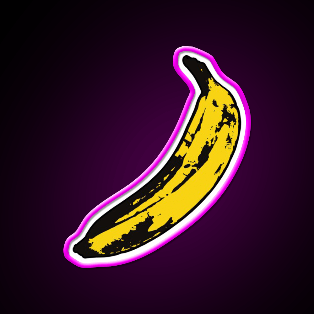 Punk Banana Snack Food Led Neon Sign Rgb Color - Shineneon