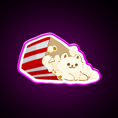 Pupcorn Snack Food Led Neon Sign Rgb Color - Shineneon