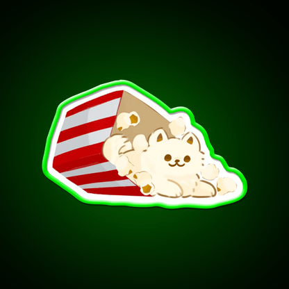 Pupcorn Snack Food Led Neon Sign Rgb Color - Shineneon