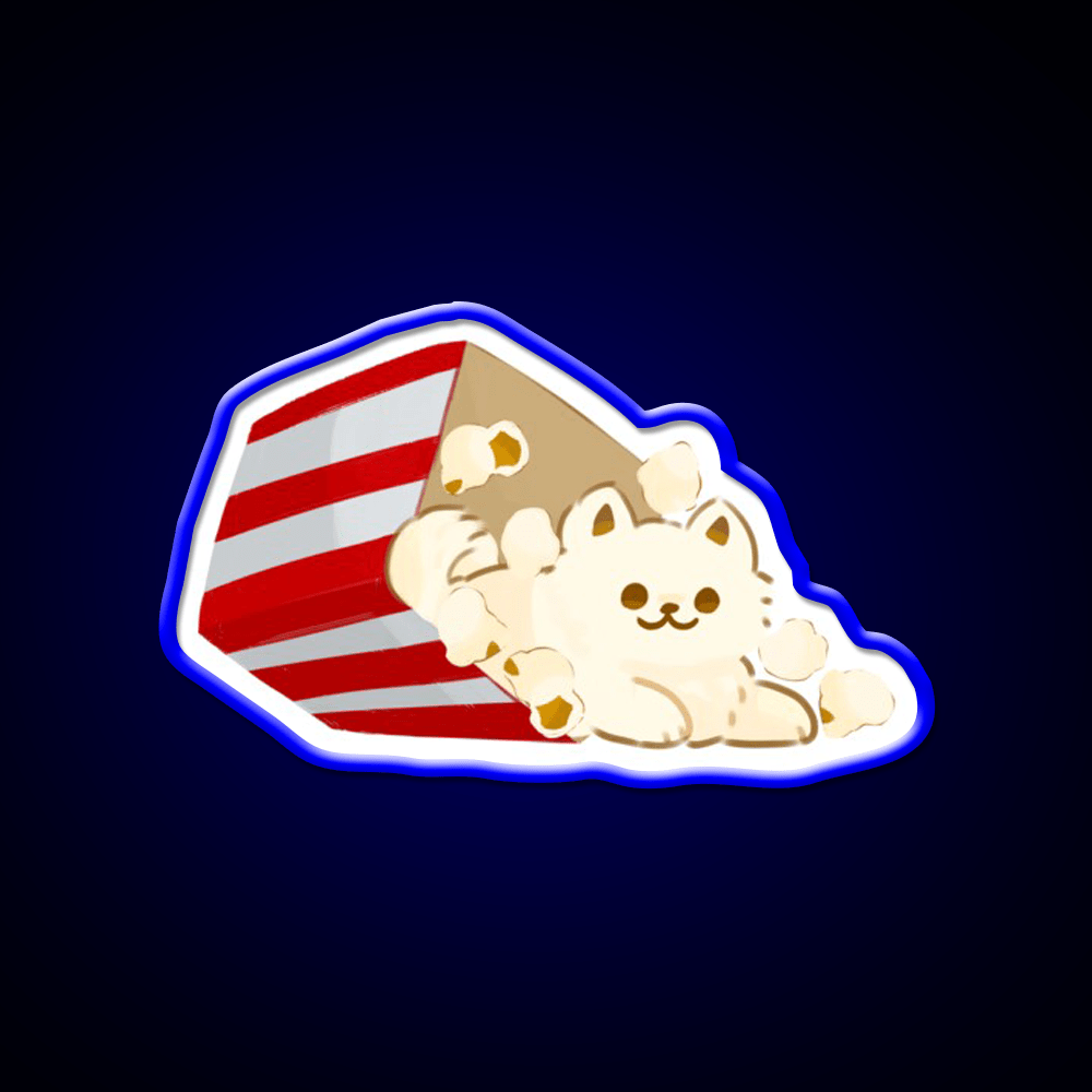 Pupcorn Snack Food Led Neon Sign Rgb Color - Shineneon