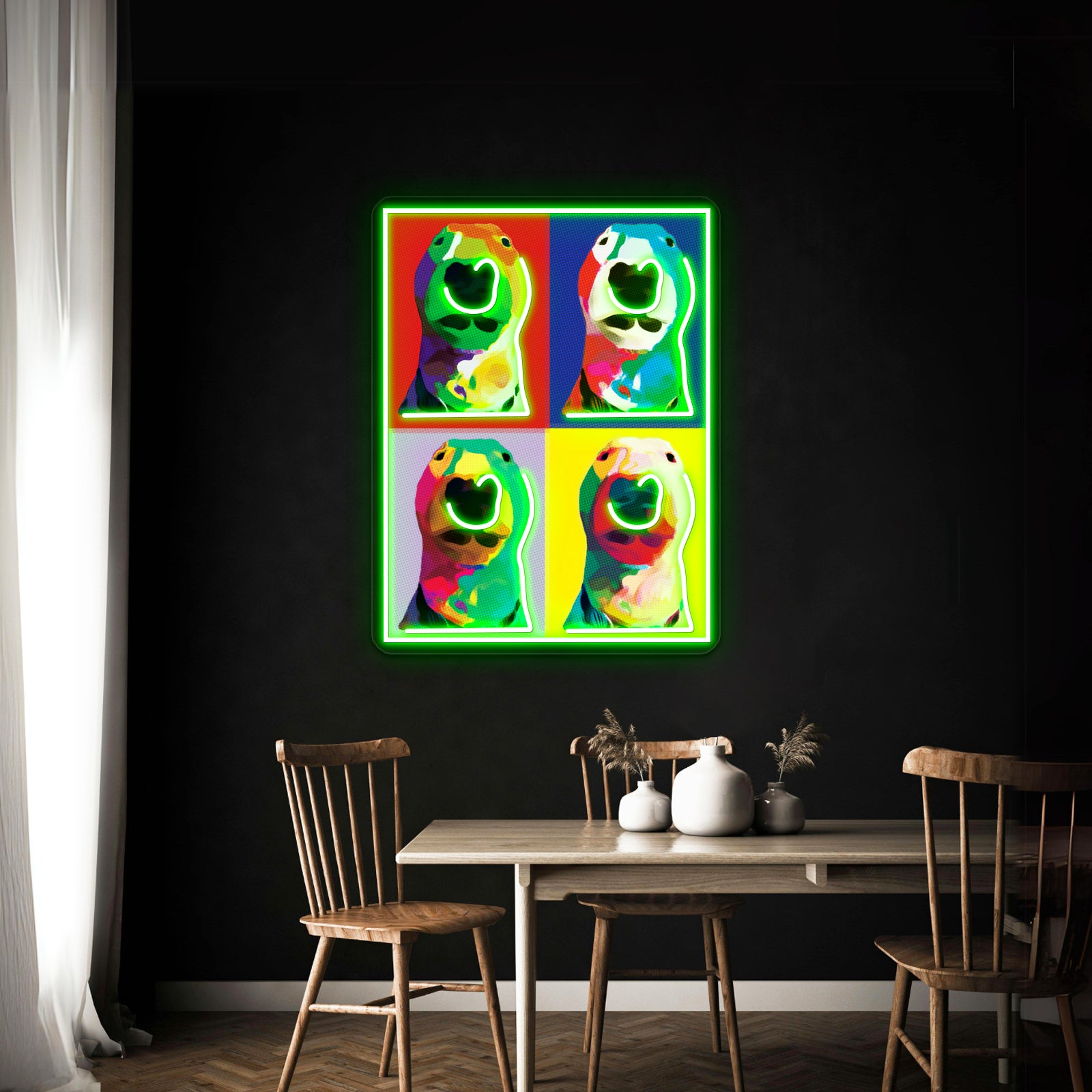 Puppernelson Pop Artwork Led Signs For Room | Shineneon