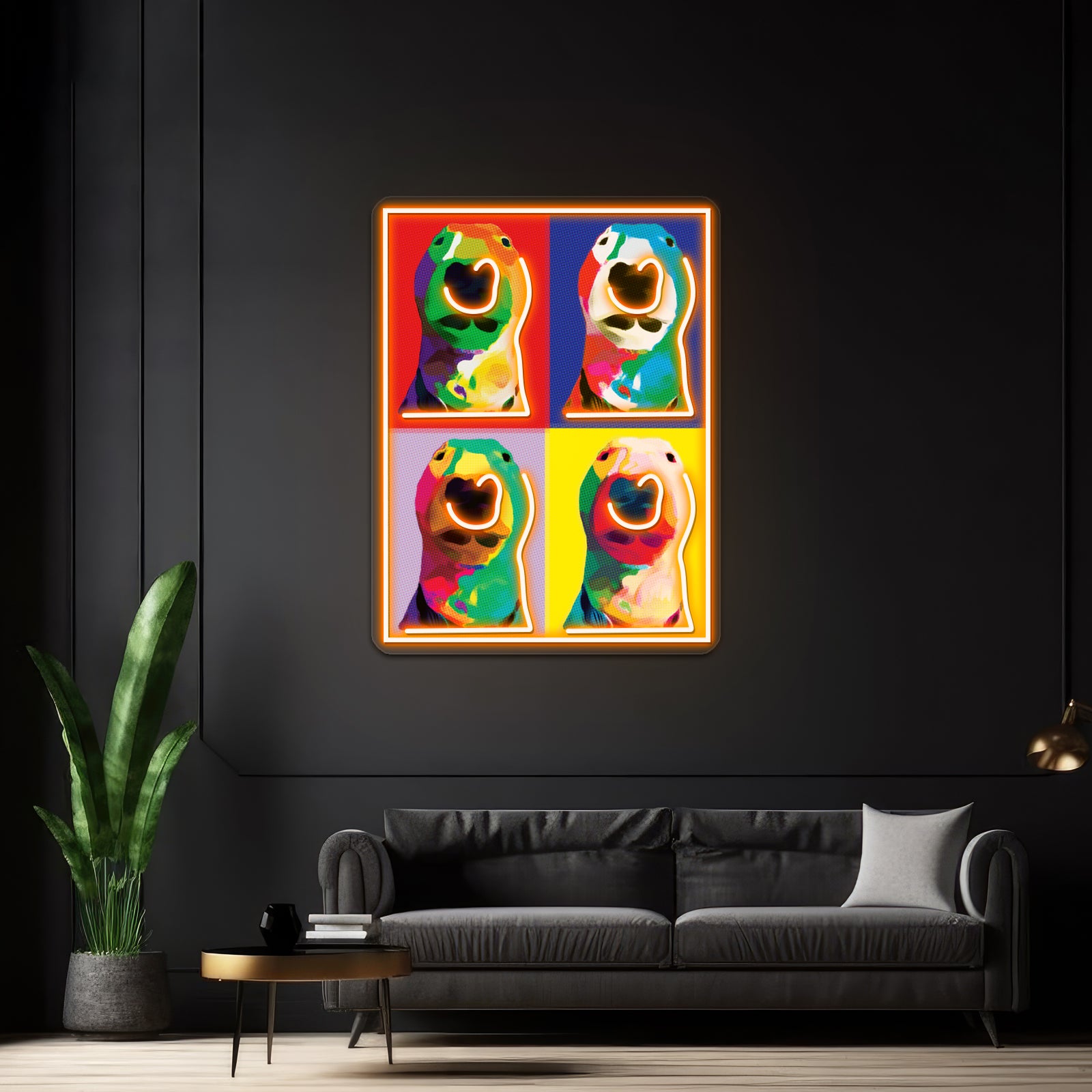 Puppernelson Pop Artwork Led Signs For Room | Shineneon