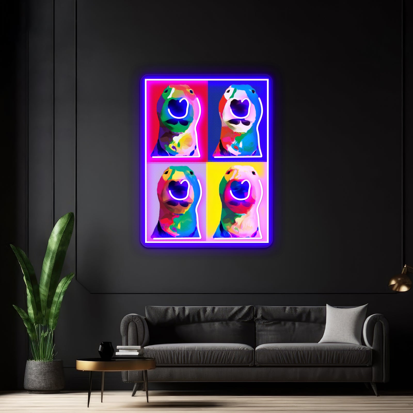Puppernelson Pop Artwork Led Signs For Room | Shineneon