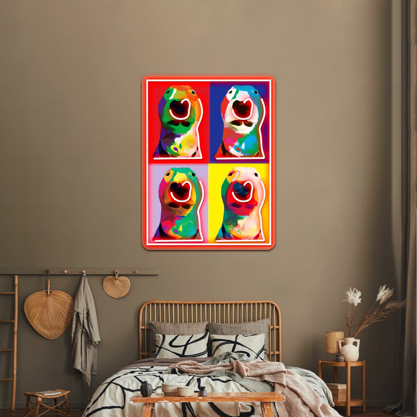 Puppernelson Pop Artwork Led Signs For Room