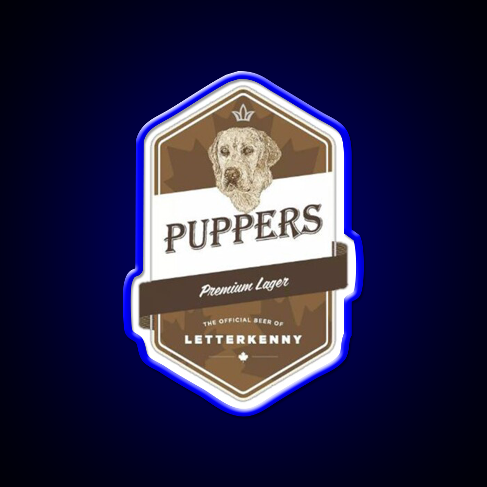 Puppers Beer Essential Beer Bar Decor Led Neon Sign Rgb Color