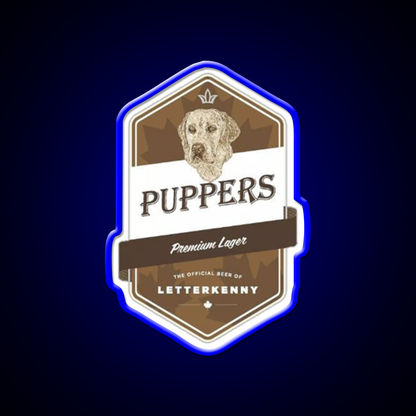 Puppers Beer Essential Beer Bar Decor Led Neon Sign Rgb Color