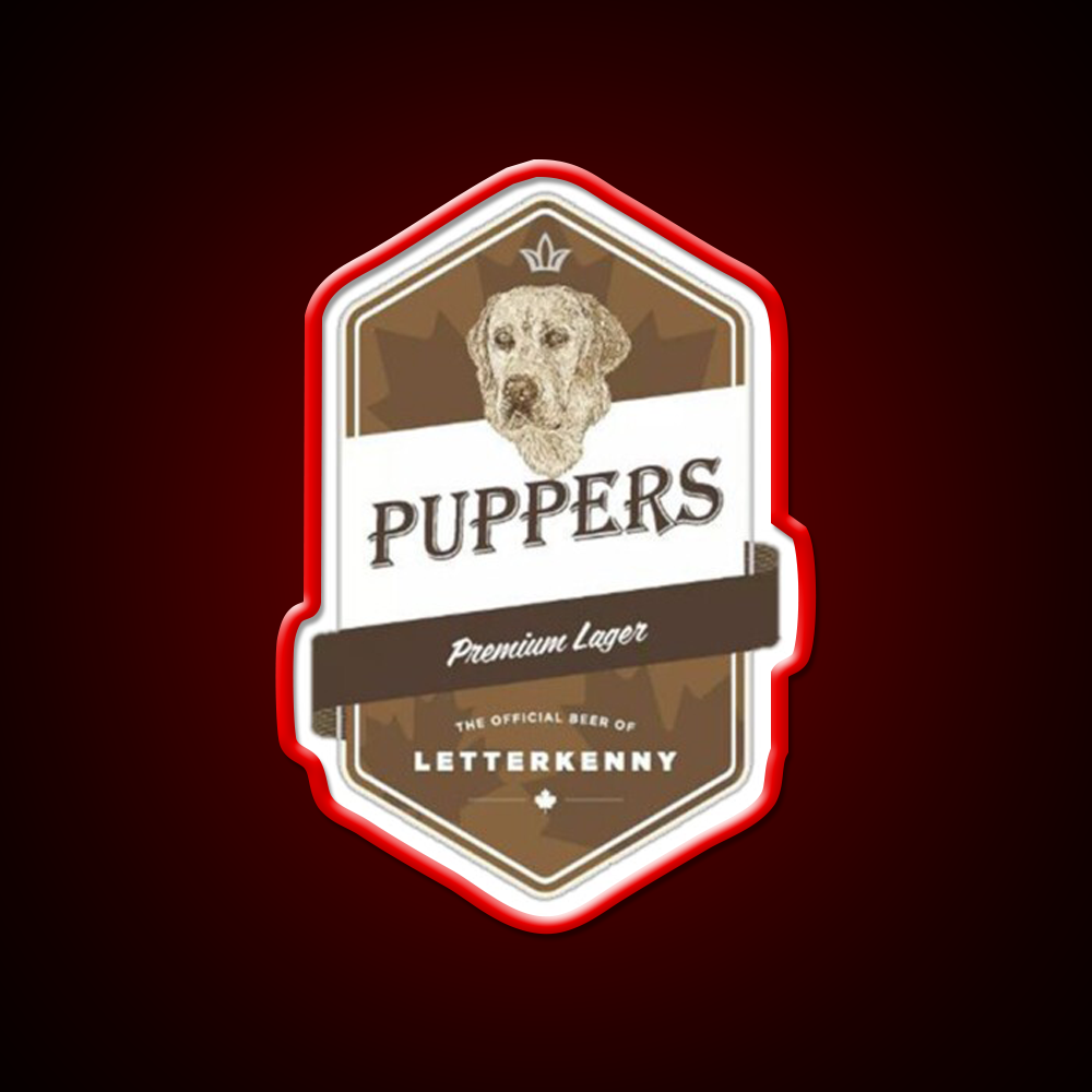 Puppers Beer Essential Beer Bar Decor Led Neon Sign Rgb Color