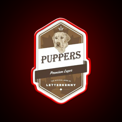 Puppers Beer Essential Beer Bar Decor Led Neon Sign Rgb Color