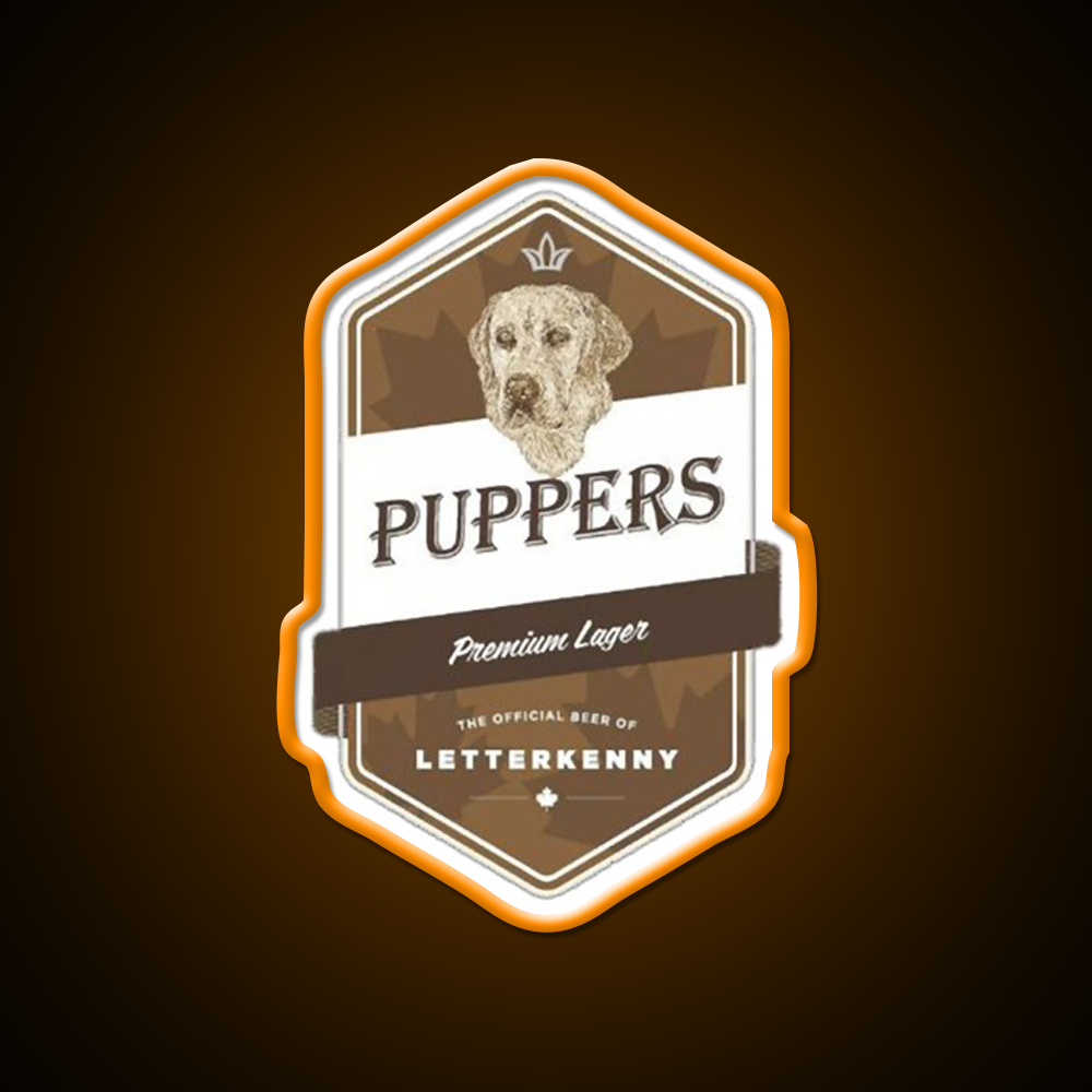 Puppers Beer Essential Beer Bar Decor Led Neon Sign Wall Art Rgb Color - LED neon sign view 6