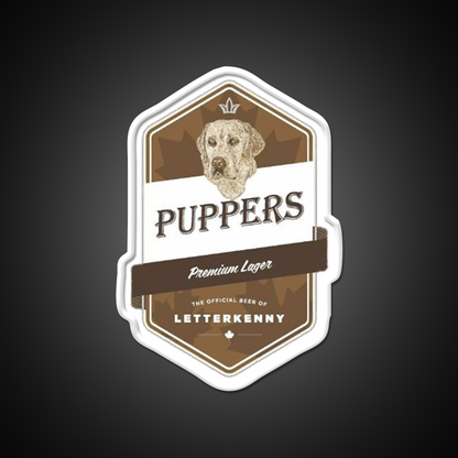 Puppers Beer Essential Beer Bar Decor Led Neon Sign Wall Art Rgb Color - LED neon sign view 11