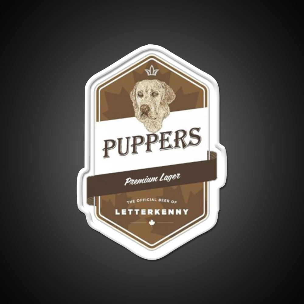 Puppers Beer Essential Beer Bar Decor Led Neon Sign Rgb Color