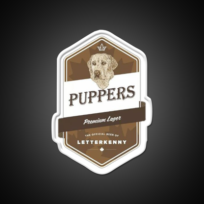 Puppers Beer Essential Beer Bar Decor Led Neon Sign Rgb Color