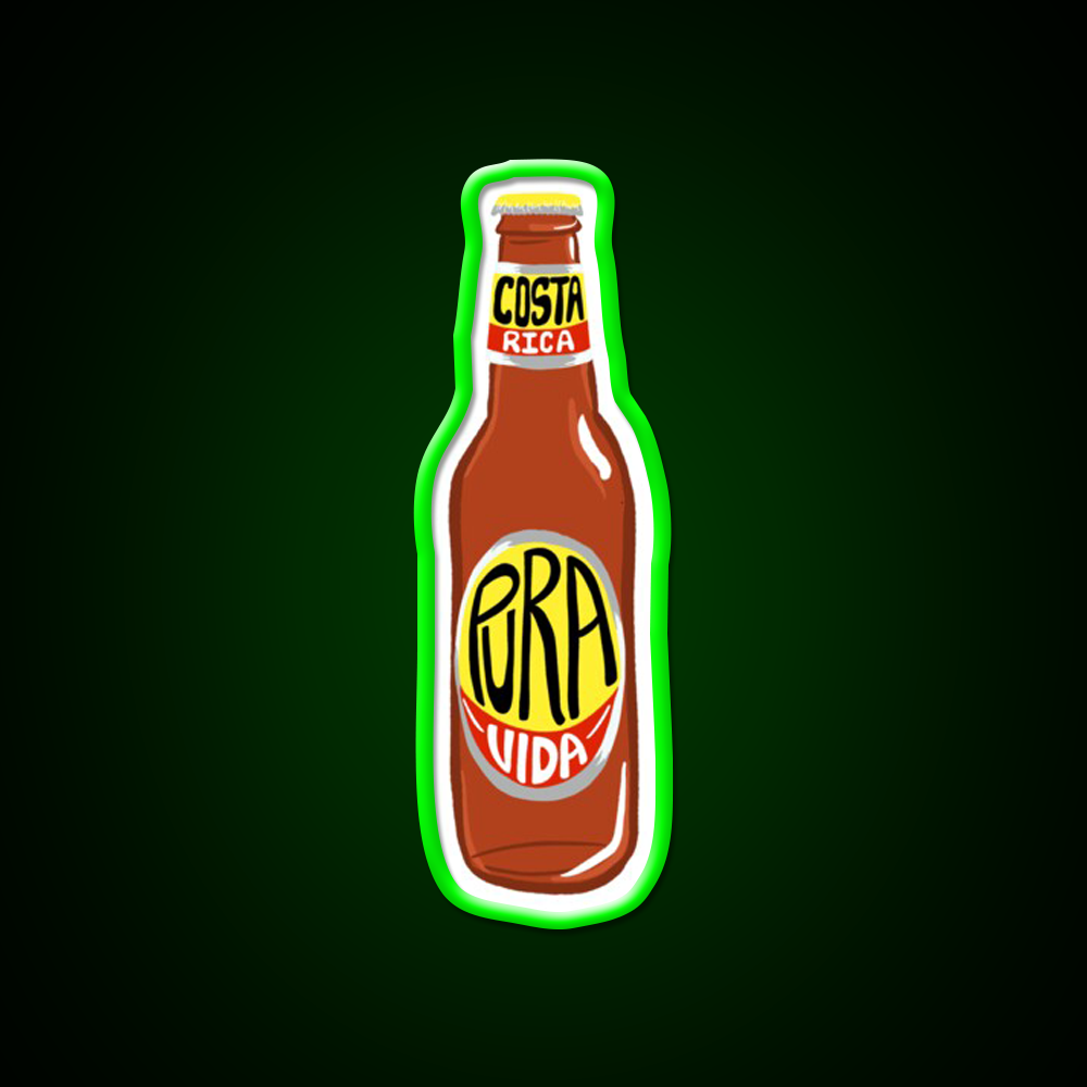 Pura Vida Beer Bar Decor Led Neon Sign Rgb Color - LED neon sign view 8