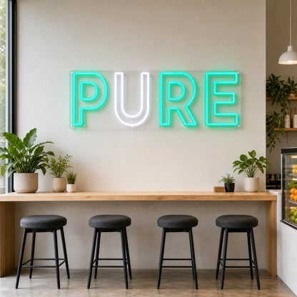 Pure LED Neon Sign Garage Man Cave Neon Sign real lifestyle scene