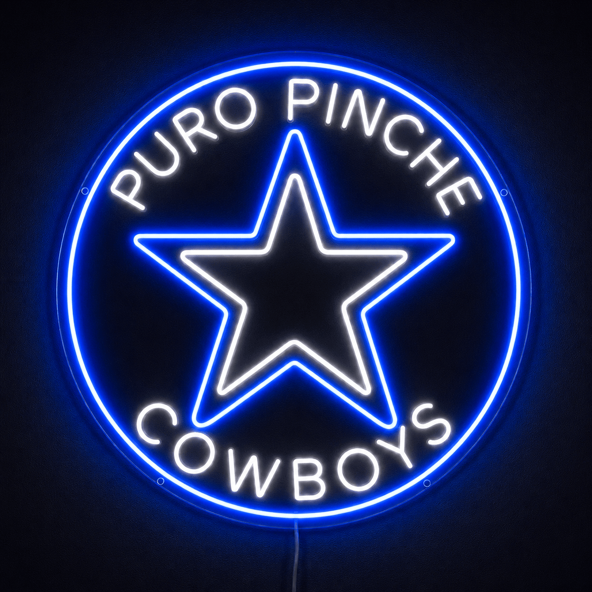 PURO PINCHE COWBOYS Custom Business LED Neon Sign - Shineneon