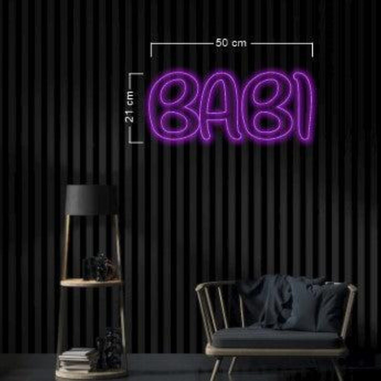 Purple Baby Led Neon Sign For Bedroom Living Room Decor | Shineneon