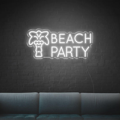 Purple Beach Party Palm Tree Led Neon Sign For Indoor Wall Decor | Shineneon