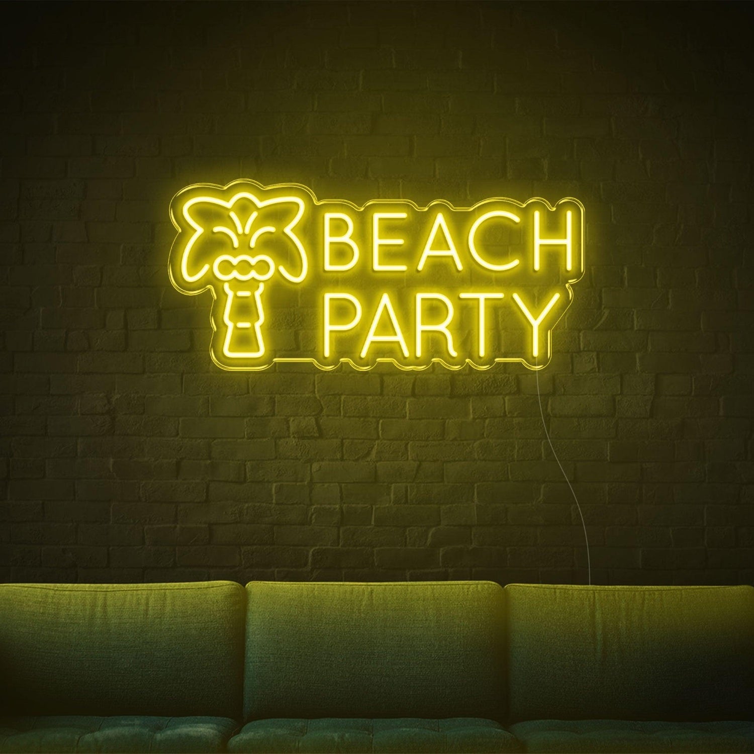 Purple Beach Party Palm Tree Led Neon Sign For Indoor Wall Decor | Shineneon