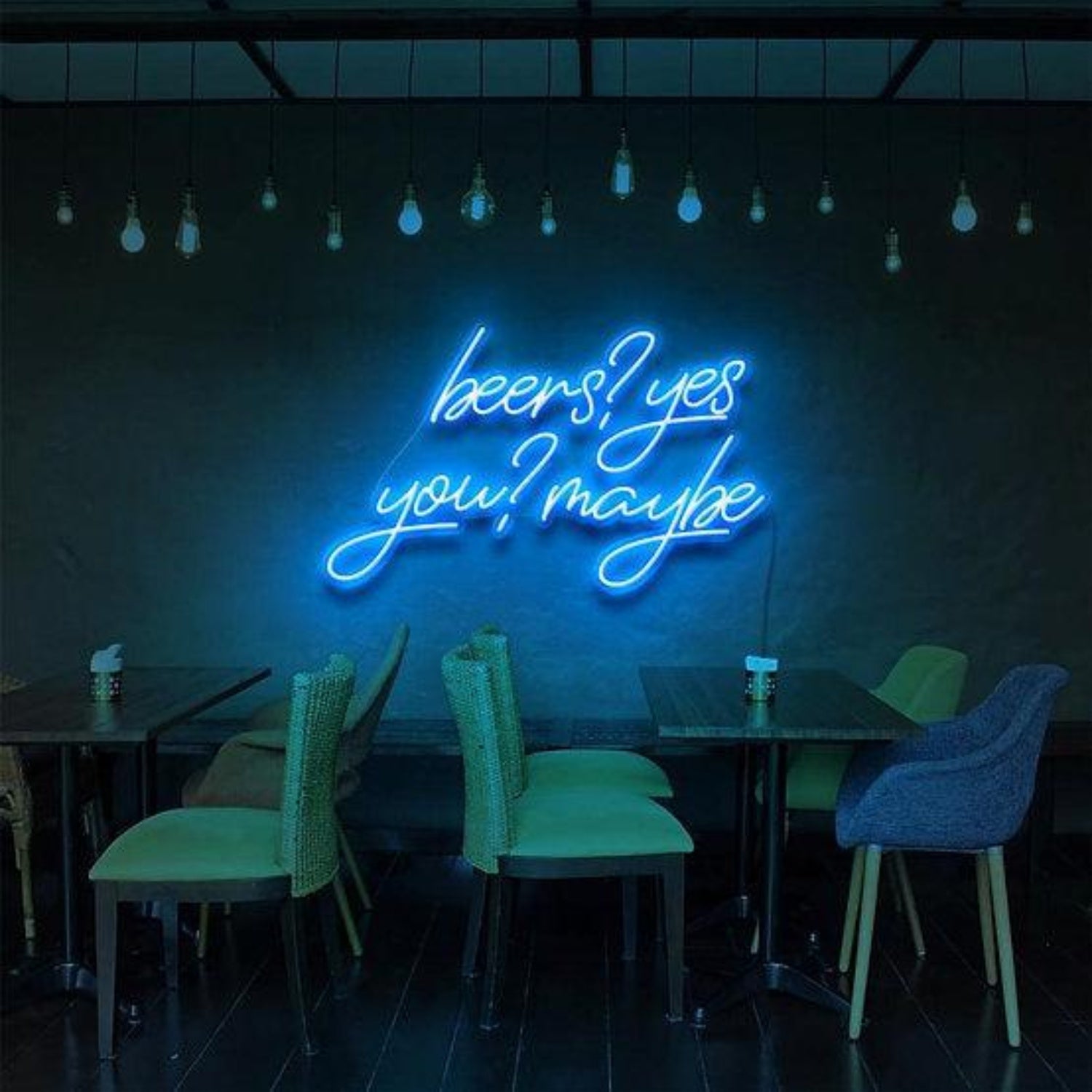 Purple Beers Yes You Maybe Led Neon Sign For Bar Cafe Decor | Shineneon