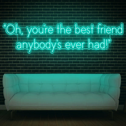 Purple Best Friend Ever Led Neon Sign For Home Cafe Studio Decor | Shineneon