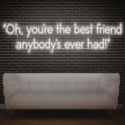Purple Best Friend Ever Led Neon Sign For Home Cafe Studio Decor | Shineneon
